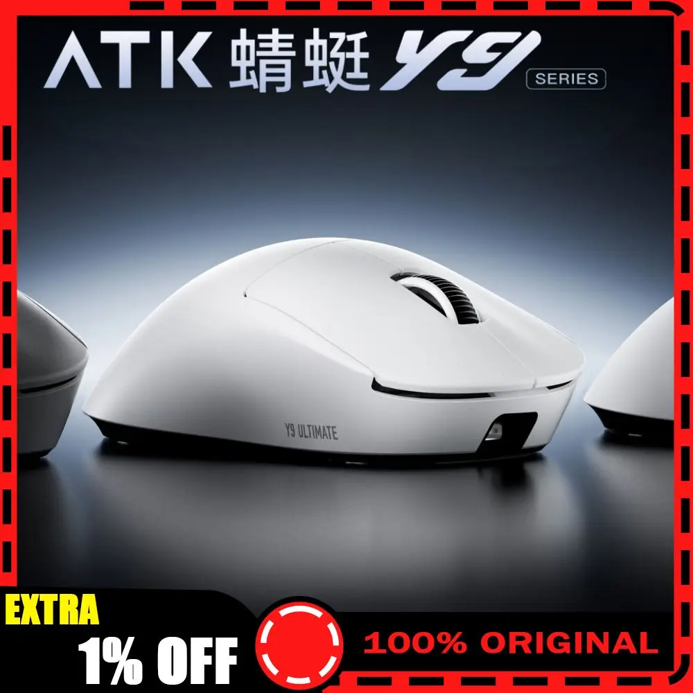 Esports Wireless Gaming Mouse - Беспроводная мышь ATK Dragonfly Y9, 3-режимная,
