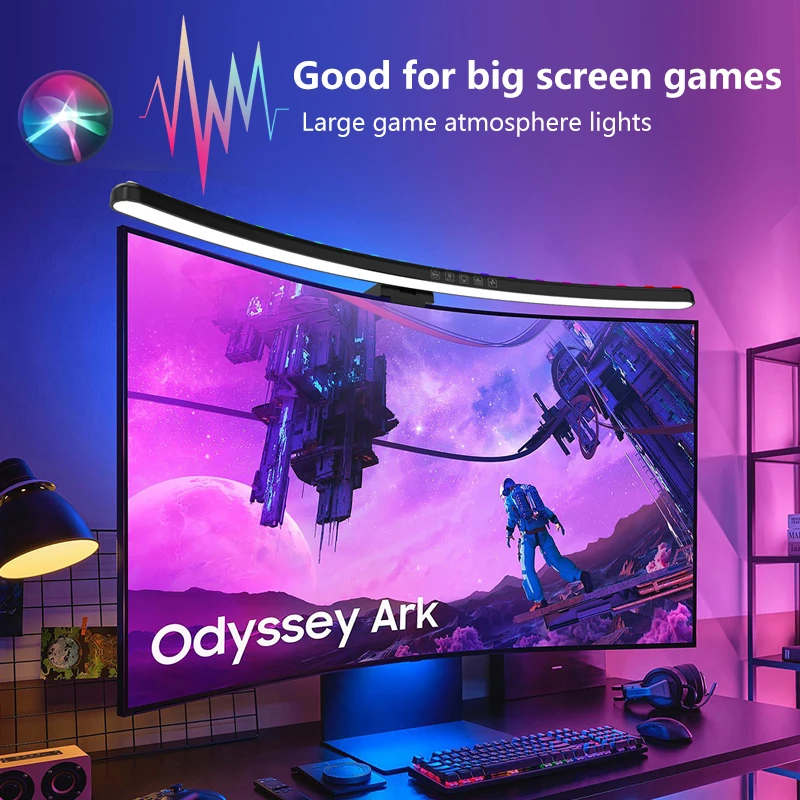 Esports Gaming Desk - Светодиодная RGB-лампа для монитора с музыкальным