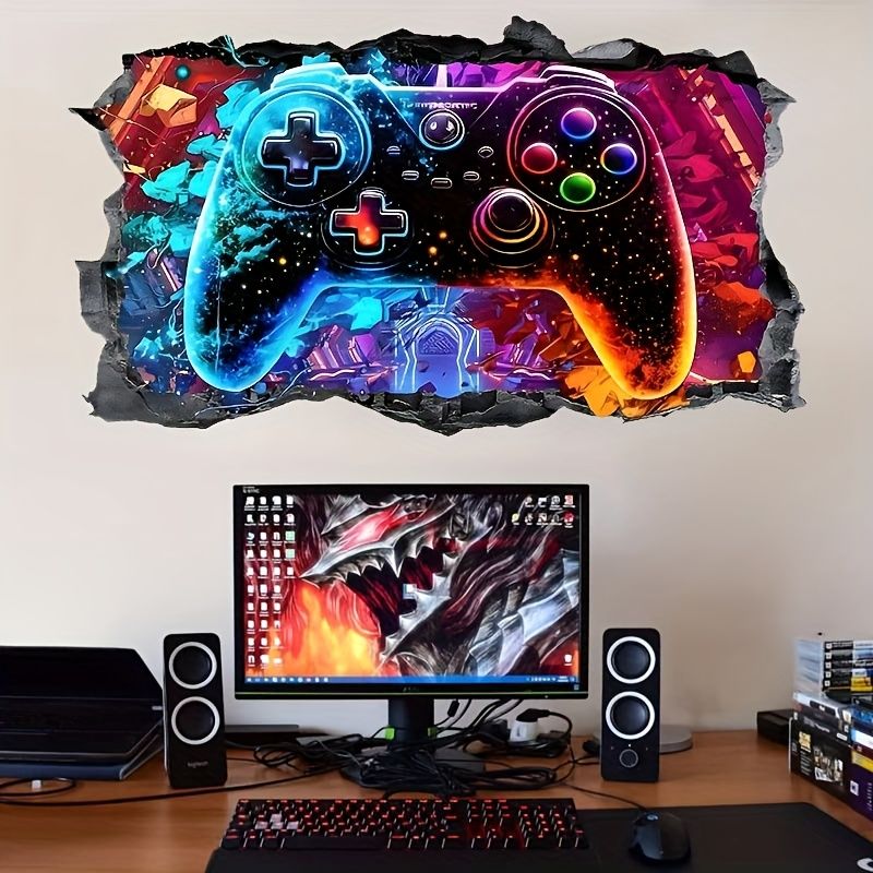 Настенные наклейки VIKAMA с из – обзор и цена Esports Gaming Wallpaper