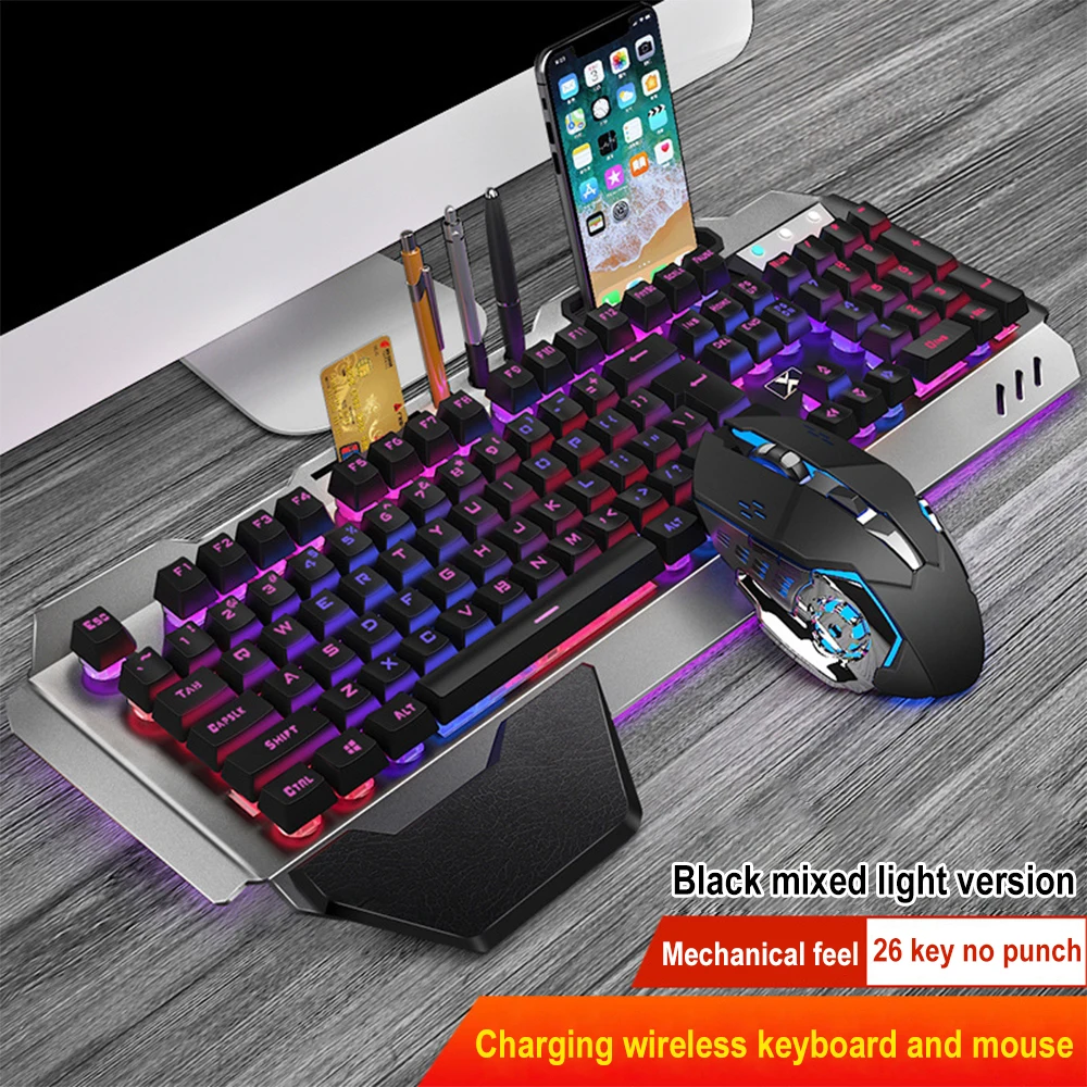 K680 перезаряжаемый 2,4G беспр – обзор и цена Esports Gaming Keyboard And Mouse