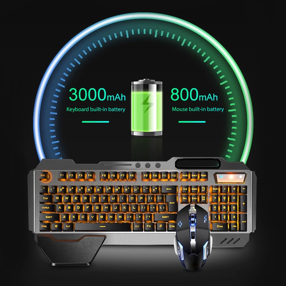 K680 перезаряжаемый 2,4G беспр – обзор и цена Esports Gaming Keyboard And Mouse